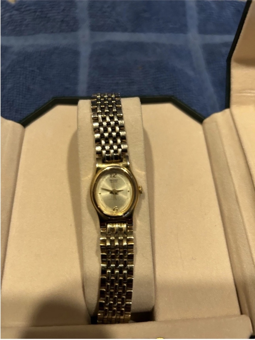 seiko gold dress watch | Accessories | Seiko Plated Womens Cubic Zirconia & Crystal Jewelry